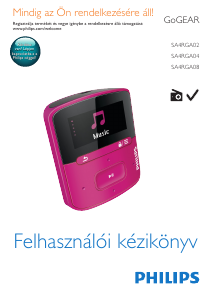 Használati útmutató Philips SA4RGA02KF GoGear MP3-lejátszó