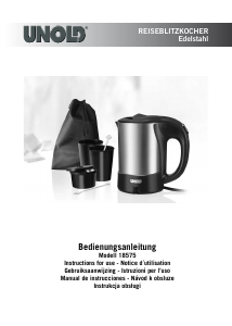 Manual Unold 18575 Edestahl Reiseblitzkocher Kettle