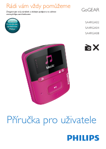 Manuál Philips SA4RGA02KN GoGear Přehrávač MP3