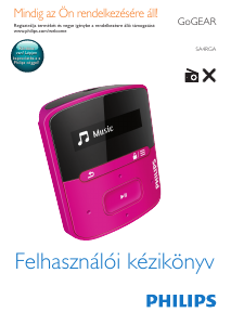 Használati útmutató Philips SA4RGA02PN GoGear MP3-lejátszó