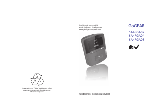 Vadovas Philips SA4RGA02PN GoGear MP3 leistuvas
