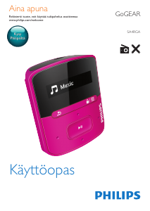 Käyttöohje Philips SA4RGA04BN GoGear MP3-soitin