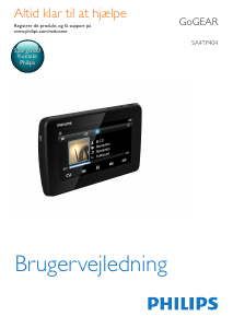 Brugsanvisning Philips SA4TP408KF GoGear Mp3 afspiller