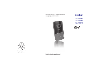Kasutusjuhend Philips SA4VBE04KN GoGear Mp3-mängija