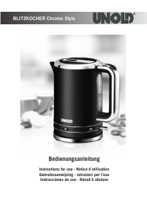 Manual Unold 18505 Blitzkocher Chrome Style Kettle