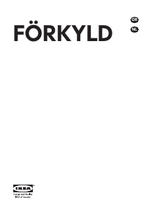 Εγχειρίδιο IKEA FORKYLD Ψυγείο