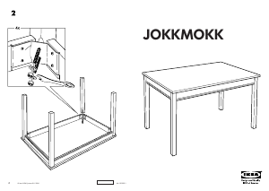 Εγχειρίδιο IKEA JOKKMOKK Τραπέζι τραπεζαρίας