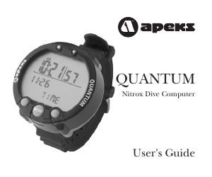 Manual Apeks Quantum Dive Computer