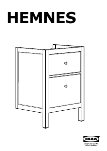 Manuale IKEA HEMNES (60x49x89) Mobile base