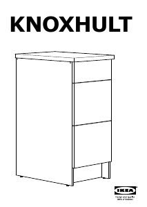 Käyttöohje IKEA KNOXHULT (40x61x90) Pöytäkaappi