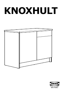 Kasutusjuhend IKEA KNOXHULT (120x61x90) Alumine kapp
