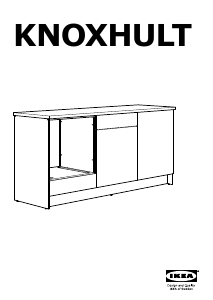 Käyttöohje IKEA KNOXHULT (180x61x90) Pöytäkaappi