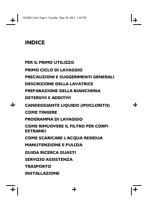 Manuale Ignis AWV 465M Lavatrice