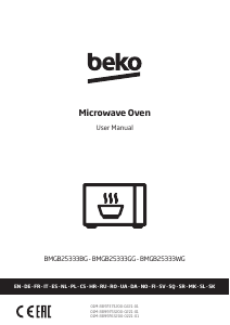 Посібник BEKO BMGB 25333 WG Мікрохвильова піч