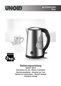 Manual Unold 18016 Blitzkocher Onyx Kettle