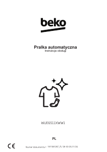 Instrukcja BEKO WUE6511XWW1 Pralka