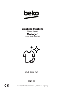 Manual BEKO WUE 8622 XW Washing Machine