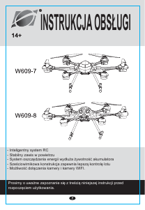 Instrukcja Huajun W609-7 Dron