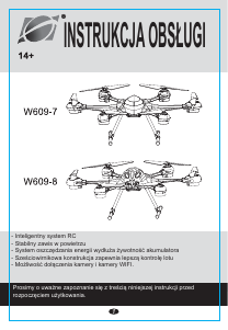 Instrukcja Huajun W609-8 Dron