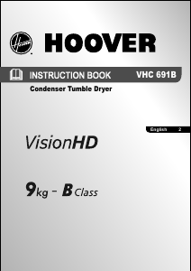 Handleiding Hoover VHC 691B Wasdroger