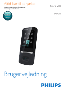 Brugsanvisning Philips SA5AZU04KF GoGear Mp3 afspiller