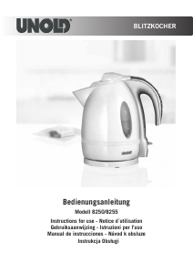 Manual Unold 8250 Blitzkocher Kettle