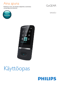 Käyttöohje Philips SA5AZU04KF GoGear MP3-soitin