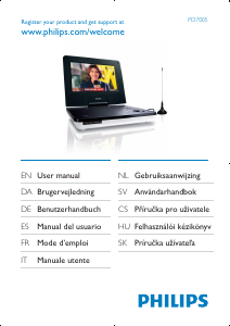 Manuál Philips PD7005 Přehrávač DVD