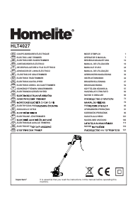 Manuál Homelite HLT4027 Strunová sekačka
