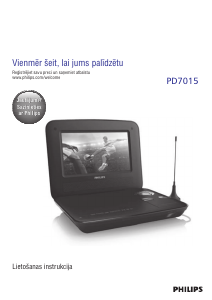 Rokasgrāmata Philips PD7015 DVD atskaņotājs