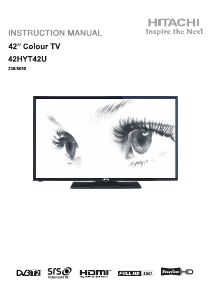 Manual Hitachi 42HYT42U LED Television