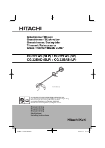 Käyttöohje Hitachi CG 22EAD Nurmikon reunaleikkuri