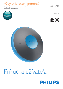 Návod Philips SA5DOT02KNS GoGear Mp3 prehrávač