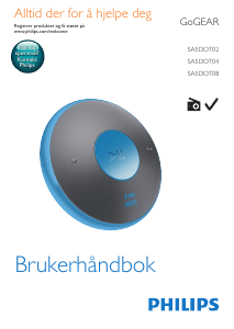 Bruksanvisning Philips SA5DOT02OFS GoGear MP3-spiller