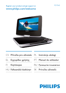 Käyttöohje Philips PD7060 DVD-soitin