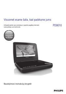 Vadovas Philips PD9010 DVD leistuvas
