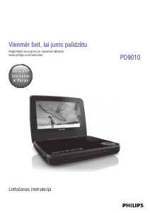 Rokasgrāmata Philips PD9010 DVD atskaņotājs