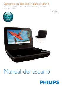 Manual de uso Philips PD9010 Reproductor DVD