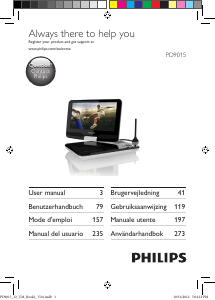 Manuale Philips PD9015 Lettore DVD