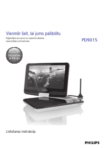 Rokasgrāmata Philips PD9015 DVD atskaņotājs