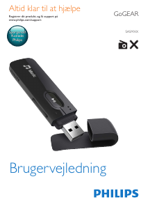 Brugsanvisning Philips SA5MXX02KN GoGear Mp3 afspiller