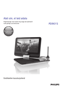 Kasutusjuhend Philips PD9015 DVD-mängija
