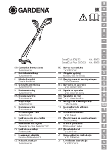 Bruksanvisning Gardena SmallCut Plus 350/23 Gresstrimmer