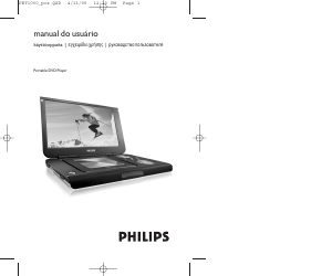 Manual Philips PET1000 Leitor de DVD