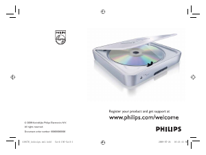 Manual Philips PET101 DVD Player