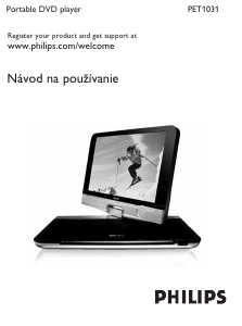 Návod Philips PET1031 DVD prehrávač