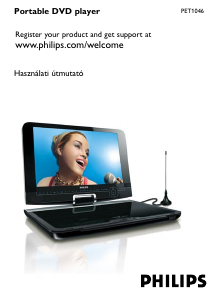 Használati útmutató Philips PET1046 DVD-lejátszó