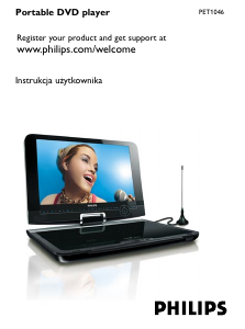Instrukcja Philips PET1046 Odtwarzacz DVD