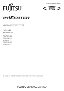 Bruksanvisning Fujitsu ASYA14LCC Klimaanlegg