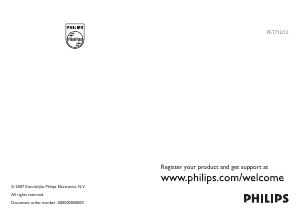 Manual de uso Philips PET712 Reproductor DVD